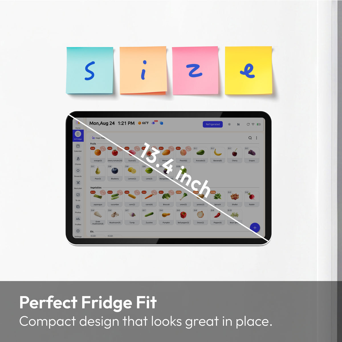 Everblog 13.4" FridgeCal™  AI Fridge Calendar