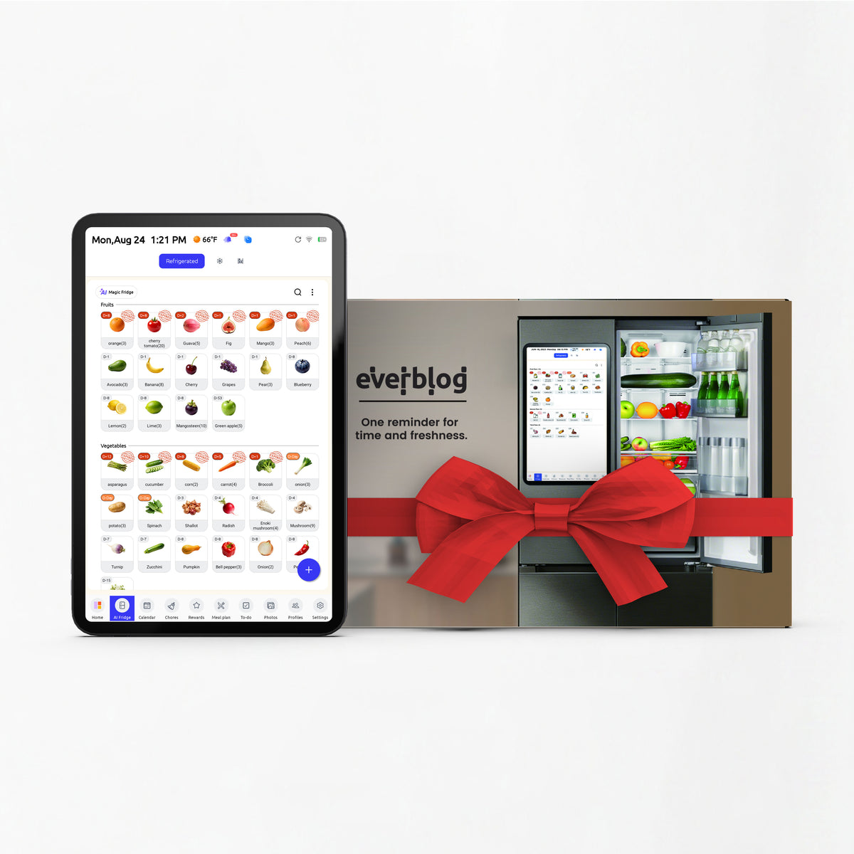 Everblog 13.4" FridgeCal™  AI Fridge Calendar