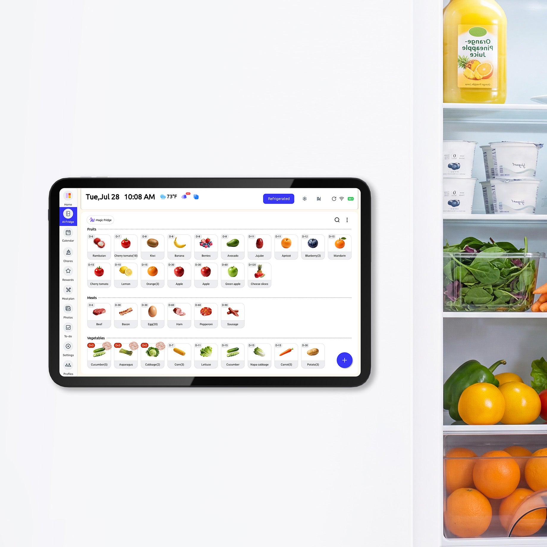 13.4" FridgeCal™ AI Fridge Calendar
