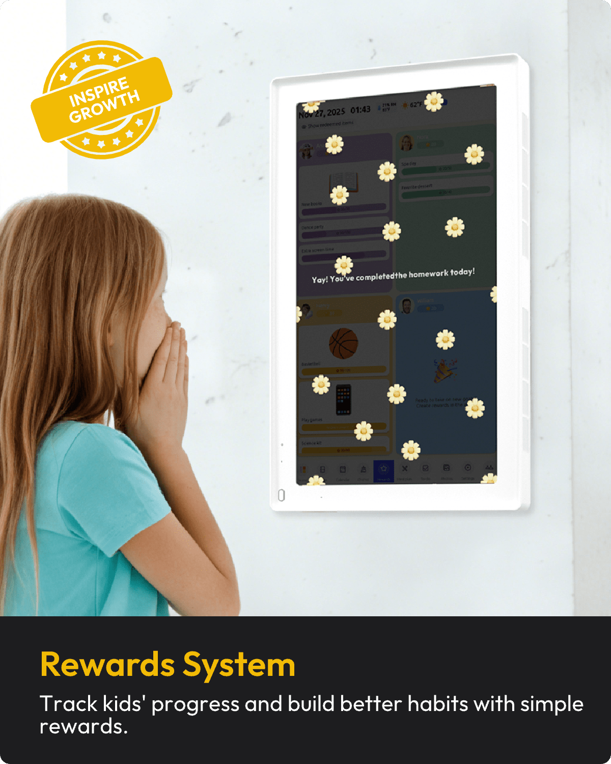 Everblog 21.5" Digital Calendar - Everblog