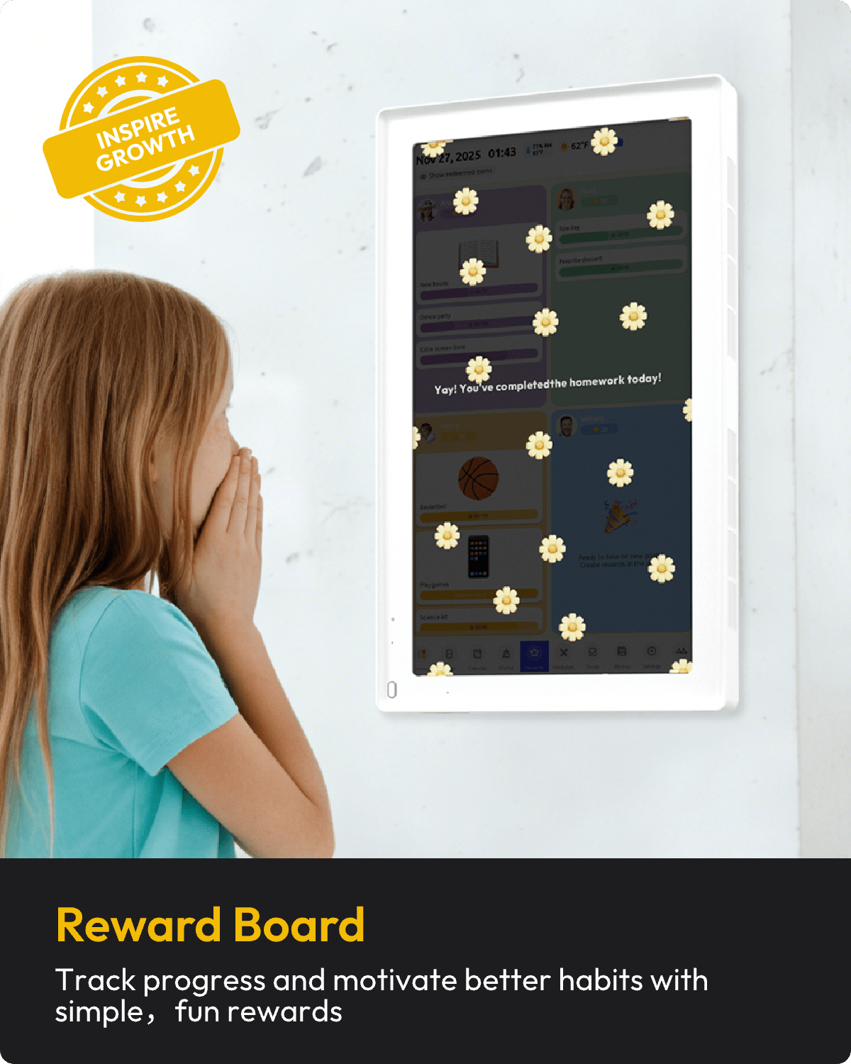 Everblog 21.5" Digital Calendar - Everblog