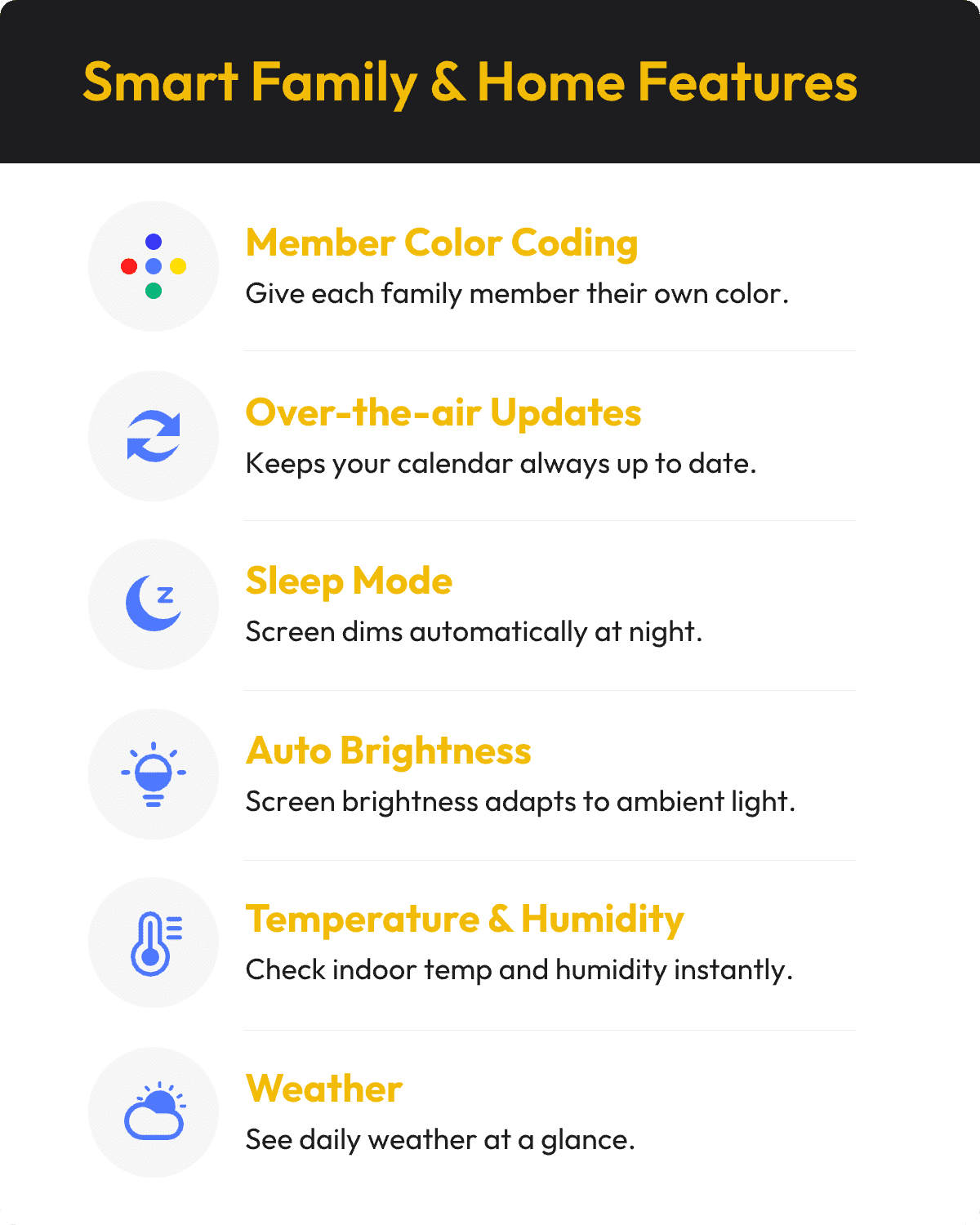 Everblog 21.5" Digital Calendar - Everblog